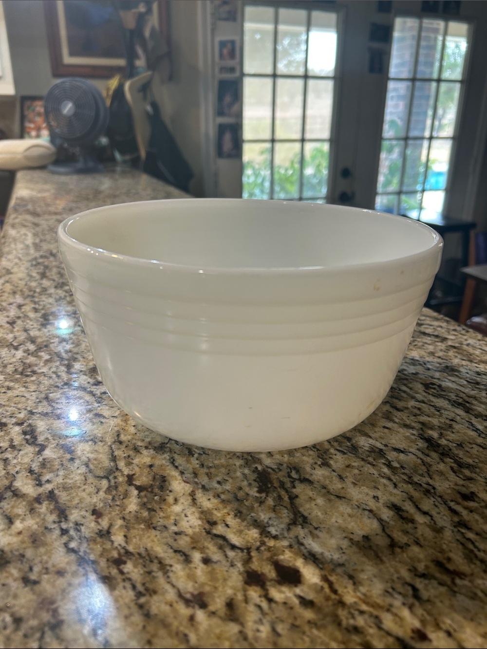 Vintage Large Pyrex White Milk Glass Mixing Bowl
